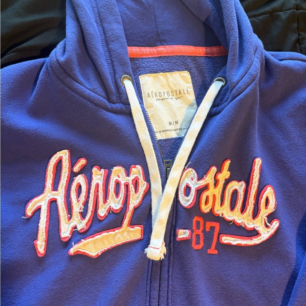 Y2K Aeropostal zip hoodie